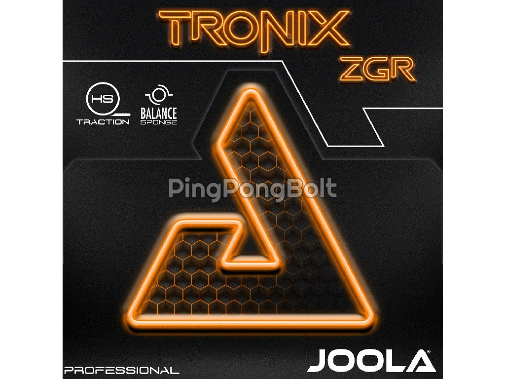 Borítás Joola TRONIX ZGR (Borítás szín fekete / BLACK, Szivacs vastagság max)