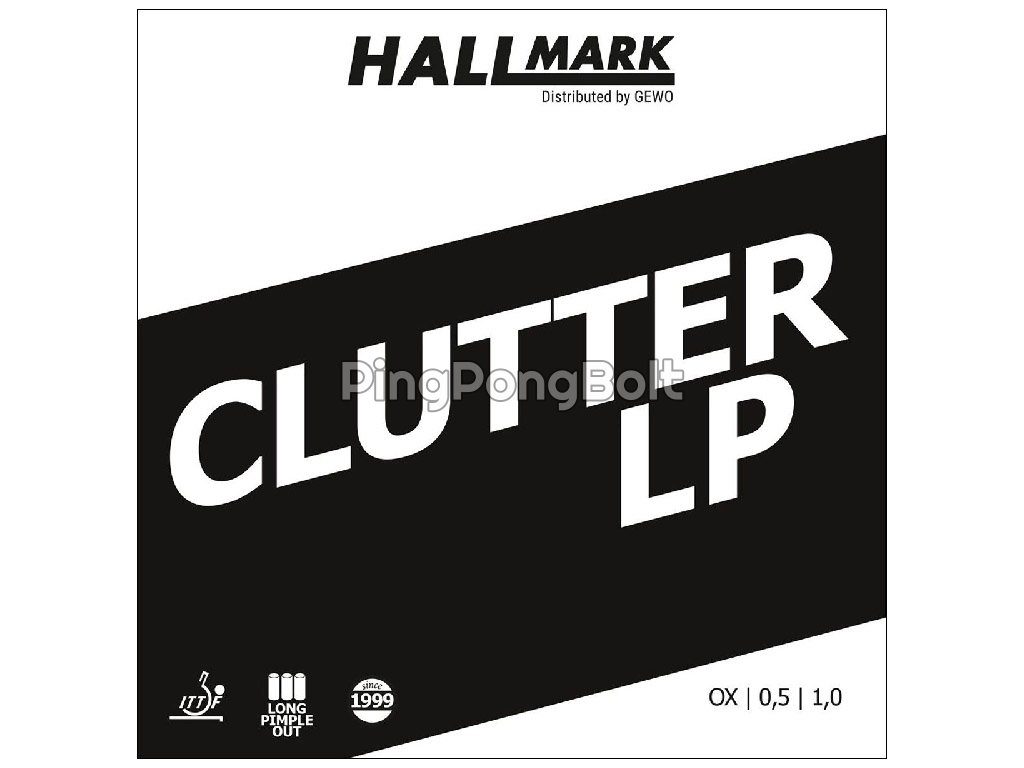 Borítás Hallmark Clutter - LP (Borítás szín piros / RED, Szivacs vastagság 1,0 mm)