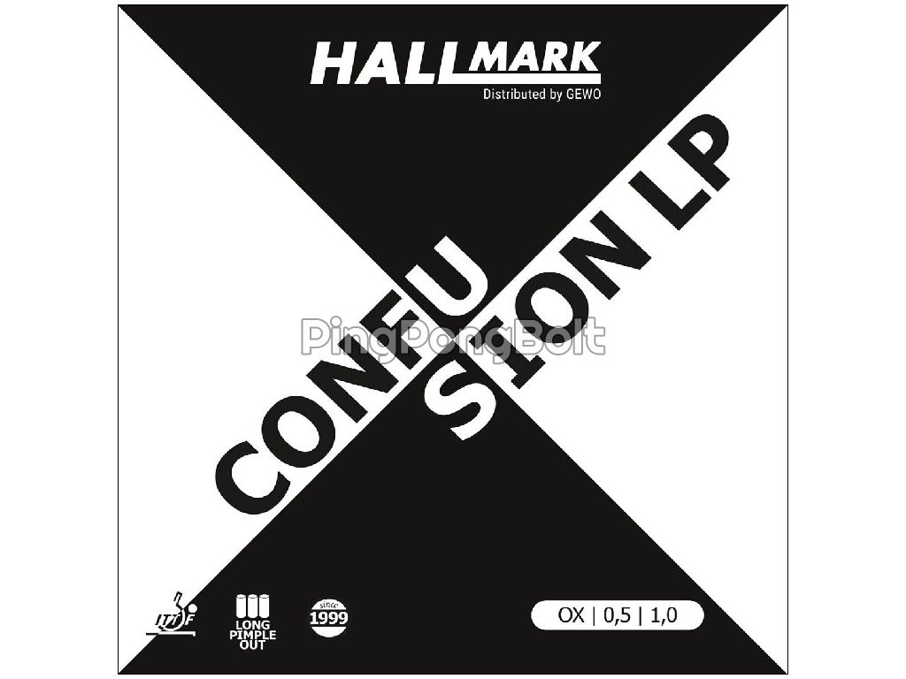 Borítás Hallmark Confusion - LP (Borítás szín piros / RED, Szivacs vastagság 1,0 mm)