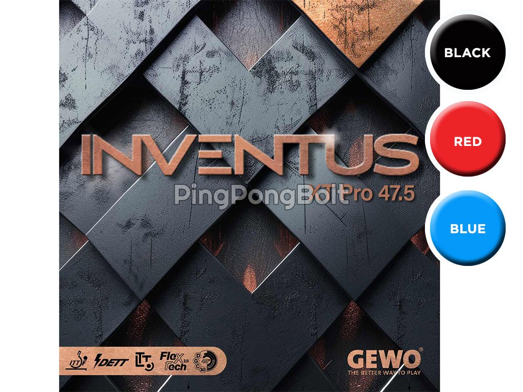 Borítás Gewo Inventus XT PRO 47,5 (Borítás szín kék / BLUE, Szivacs vastagság 2,3 mm)
