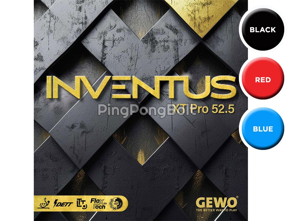 Borítás Gewo Inventus XT PRO 52,5 (Borítás szín kék / BLUE, Szivacs vastagság 2,3 mm)