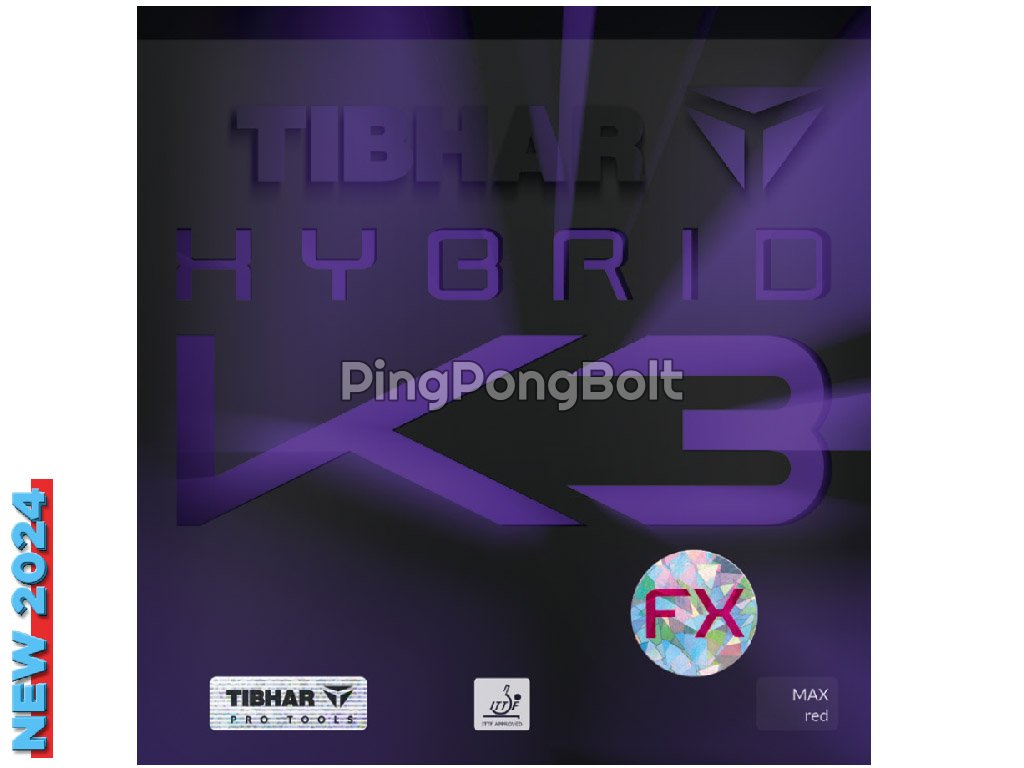 Borítás Tibhar HYBRID K3 FX (Borítás szín fekete / BLACK, Szivacs vastagság max)