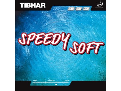 Borítás Tibhar Speedy Soft (Borítás szín fekete / BLACK, Szivacs vastagság 2,0 mm)