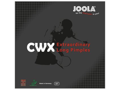 Borítás Joola CWX (Borítás szín fekete / BLACK, Szivacs vastagság 0,9 mm)