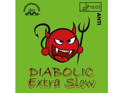 Borítás Der Materialspezialist Diabolic Extra Slow (Borítás szín fekete / BLACK, Szivacs vastagság 1,2 mm)