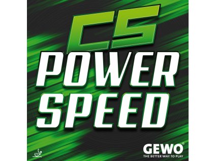 Borítás Gewo CS Powerspeed (Borítás szín fekete / BLACK, Szivacs vastagság 2,1 mm)