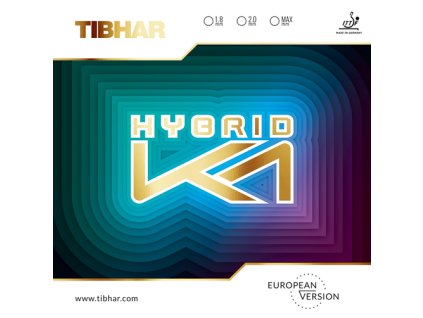 Borítás Tibhar HYBRID K1 European Version (Borítás szín fekete / BLACK, Szivacs vastagság max)
