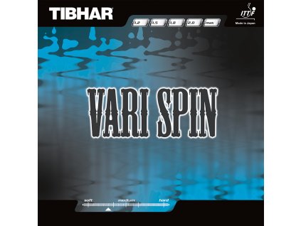 Borítás Tibhar Vari Spin (Borítás szín fekete / BLACK, Szivacs vastagság max)