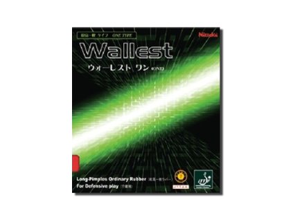 Borítás Nittaku Wallest One (Borítás szín fekete / BLACK, Szivacs vastagság OX/0 mm)