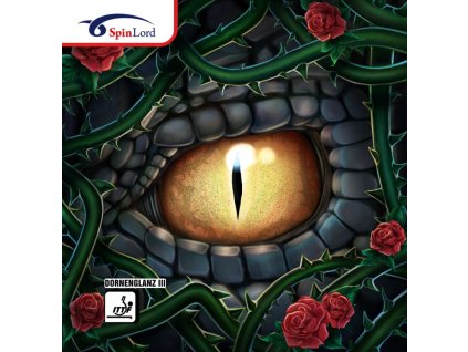 Borítás SpinLord Dornenglanz III OX (Borítás szín fekete / BLACK, Szivacs vastagság OX/0 mm)
