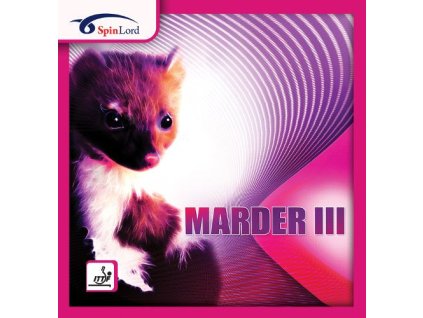 Borítás SpinLord Marder III (Borítás szín fekete / BLACK, Szivacs vastagság 2,1 mm)