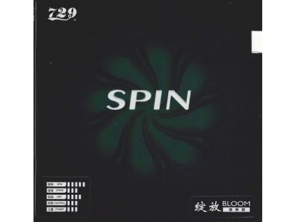 Borítás Friendship 729 Bloom Spin (Borítás szín fekete / BLACK, Szivacs vastagság 2,2 mm)