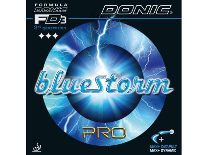 Borítás Donic blueStorm PRO (Borítás szín fekete / BLACK, Szivacs vastagság max)