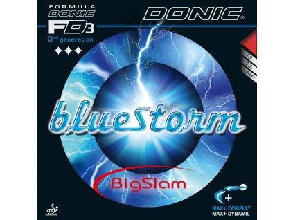 Borítás Donic Bluestorm Big Slam (Borítás szín fekete / BLACK, Szivacs vastagság max)