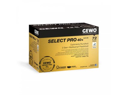 4051 pingpong verseny labdak gewo select pro 40 72db