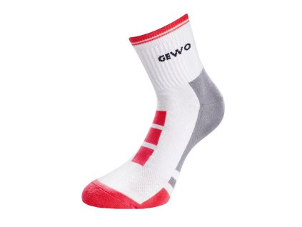 Zokni GEWO Step Flex II white/red (Zokni mérete 45 - 47)