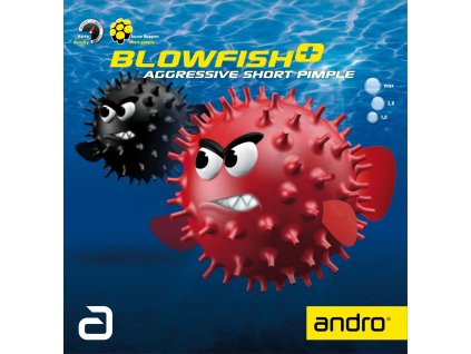 Borítás Andro Impuls Blowfish+ (Borítás szín piros / RED, Szivacs vastagság max)