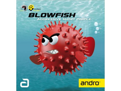 Borítás Andro Impuls Blowfish (Borítás szín piros / RED, Szivacs vastagság max)