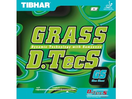 Borítás Tibhar GRASS D.TECS GS - gluing sheet (Borítás szín fekete / BLACK, Szivacs vastagság OX/0 mm)