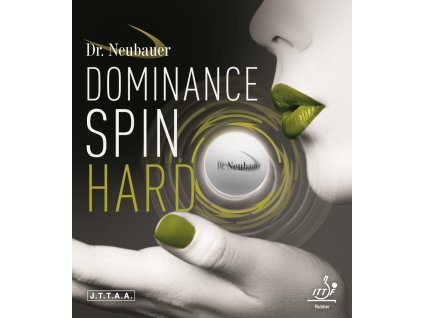Borítás Dr. Neubauer DOMINANCE SPIN HARD (Borítás szín piros / RED, Szivacs vastagság 2,1 mm)