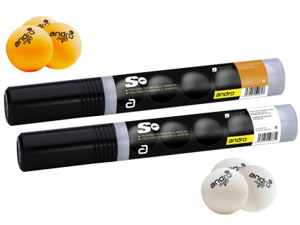 Pingpong labda Andro Ball Poly S* 40+/ 9 db (Válasszon színt narancssárga)