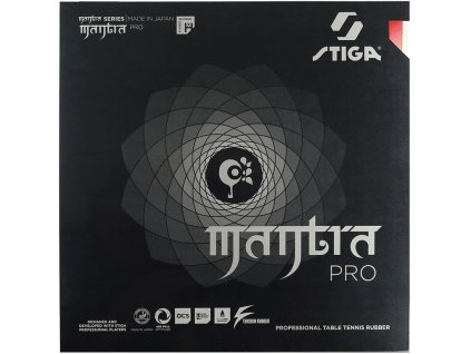 Poťah STIGA Mantra PRO XH (Borítás szín piros / RED, Szivacs vastagság 2,1 mm)