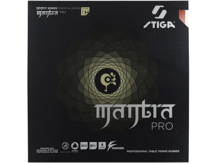 Poťah STIGA Mantra PRO H (Borítás szín piros / RED, Szivacs vastagság 2,1 mm)