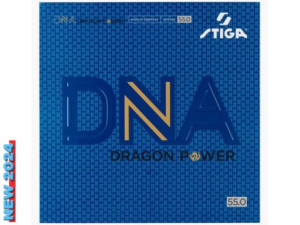 Borítás STIGA DNA Dragon Power 55 (Borítás szín piros / RED, Szivacs vastagság 2,15 mm)