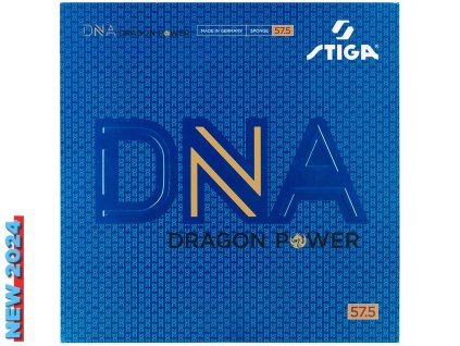 Borítás STIGA DNA Dragon Power 57,5 (Borítás szín piros / RED, Szivacs vastagság 2,15 mm)