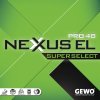 Ütőborítás Gewo Nexxus EL Pro 48 SuperSelect (Borítás szín zöld / GREEN, Szivacs vastagság 2,2 mm)