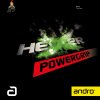 Borítás Andro Hexer Powergrip (Borítás szín piros / RED, Szivacs vastagság 2,1 mm)