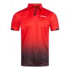 donic poloshirt splash flex red front web
