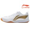 Asztalitenisz cipő Li-Ning Hawk Eye 3.0 (fehér/arany) (Cipő méret UK 10,5 | EU 45)