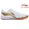 Asztalitenisz cipő Li-Ning Hawk Eye 3.0 (fehér/arany) (Cipő méret UK 10,5 | EU 45)