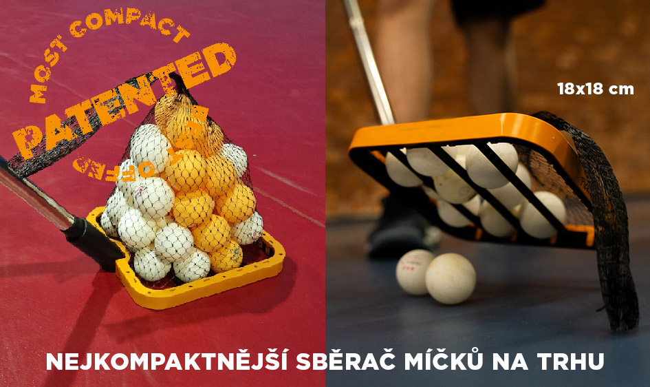 Nejkompaktnější sběrač míčků na trhu Pick NGo