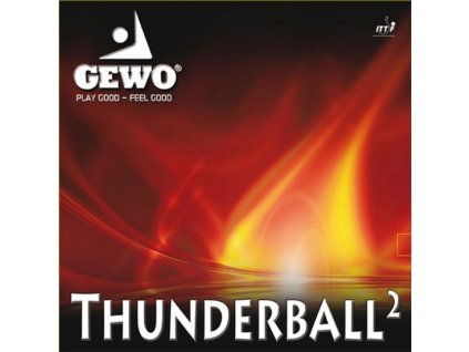 Poťah Gewo Thunderball2 (Poťah farba čierny / BLACK, Hrúbka špongie max)