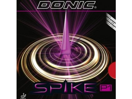Poťah Donic Spike P1 (Poťah farba čierny / BLACK, Hrúbka špongie 1,0 mm)