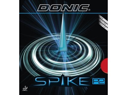 Poťah Donic Spike P2 (Poťah farba čierny / BLACK, Hrúbka špongie 1,0 mm)