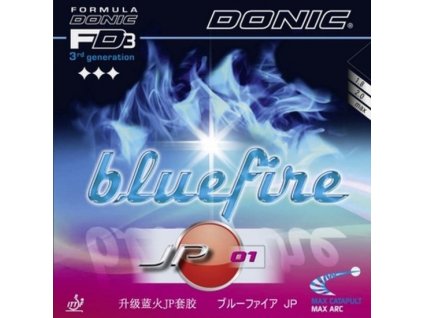 Poťah Donic Bluefire JP 01 (Poťah farba čierny / BLACK, Hrúbka špongie max)