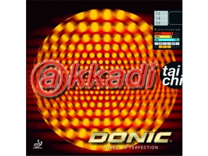 Poťah Donic Akkadi Taichi (Poťah farba čierny / BLACK, Hrúbka špongie 2,0 mm)