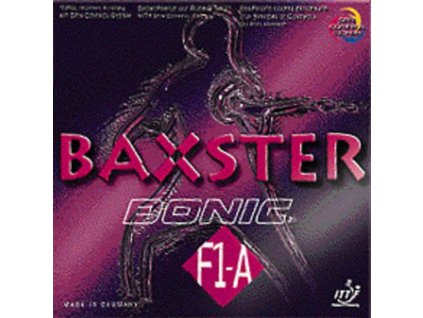 Poťah Donic Baxter F1-A (Poťah farba čierny / BLACK, Hrúbka špongie 2,0 mm)