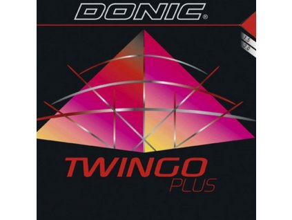 Poťah Donic Twingo Plus (Poťah farba čierny / BLACK, Hrúbka špongie 2,0 mm)