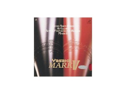Poťah Yasaka Mark V (Poťah farba čierny / BLACK, Hrúbka špongie max)