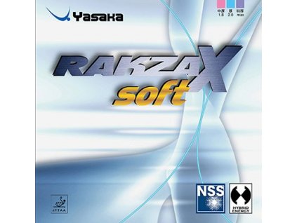 Poťah Yasaka Rakza X Soft (Poťah farba čierny / BLACK, Hrúbka špongie max)