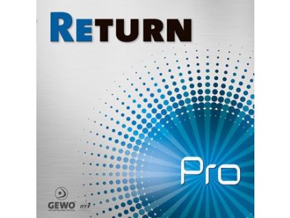 Poťah Gewo Return Pro (Poťah farba čierny / BLACK, Hrúbka špongie 2,0 mm)