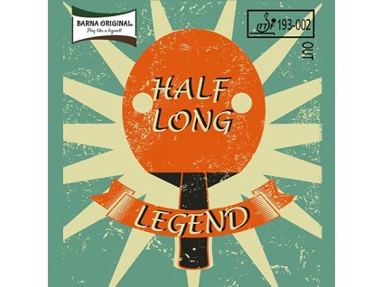 Poťah BARNA Original Legend Half Long (Poťah farba čierny / BLACK, Hrúbka špongie 2,0 mm)