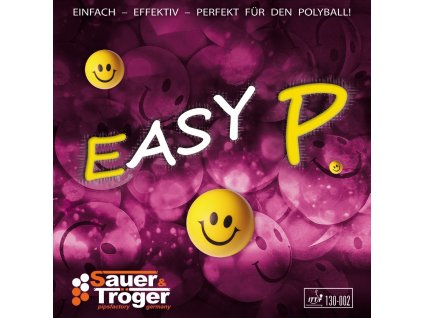 Poťah Sauer & Tröger Easy-P (Poťah farba čierny / BLACK, Hrúbka špongie 1,0 mm)