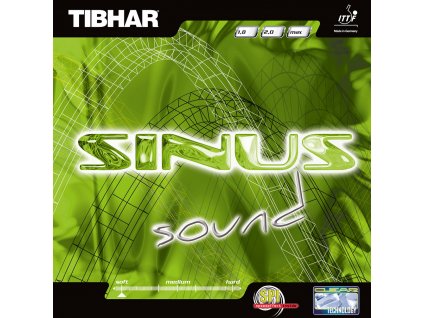 Poťah Tibhar Sinus Sound (Poťah farba čierny / BLACK, Hrúbka špongie max)