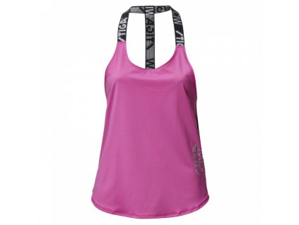 Tank top Stiga AGILITY dámske pink/black (Veľkosť textil XL)