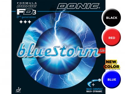 Poťah Donic Bluestorm Z3 (Farba poťahu čierny / BLACK, Hrúbka špongie max)